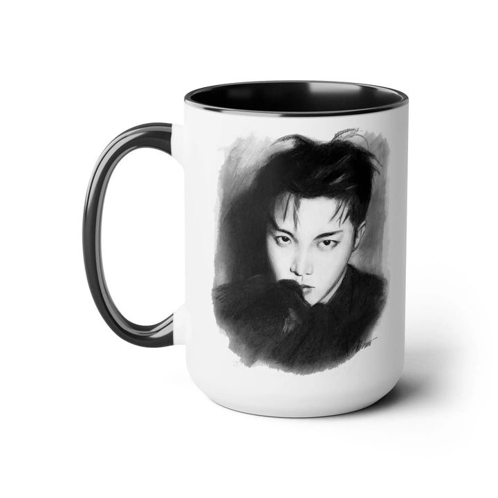 Jhope of BTS Two-Tone Coffee Mugs, 15oz Printify - Adam Benet Shaw