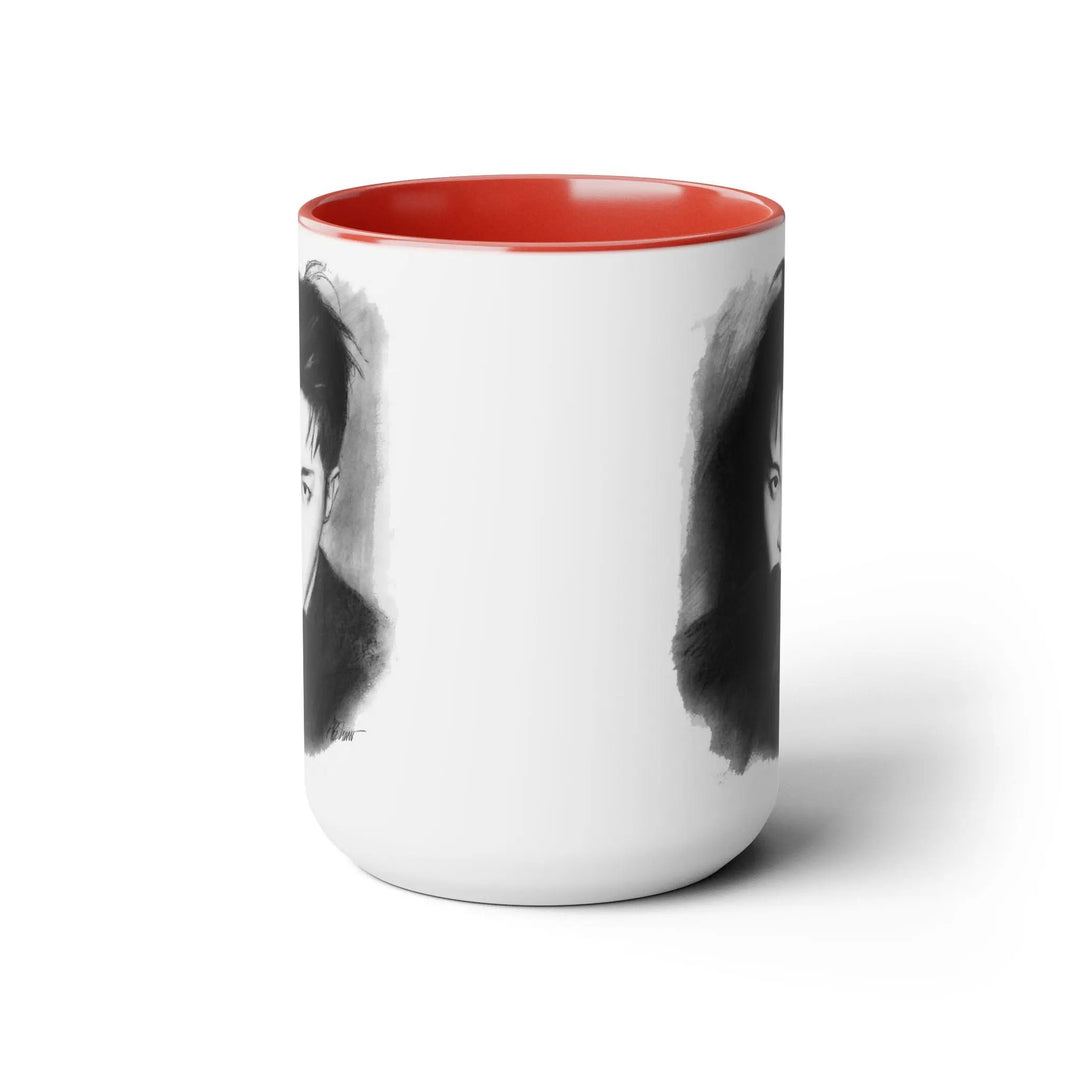 Jhope of BTS Two-Tone Coffee Mugs, 15oz Printify - Adam Benet Shaw