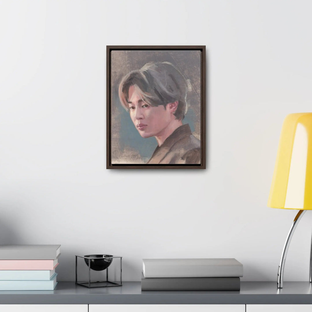 Jimin Print, Gallery Canvas Wrap, Vertical Frame Printify - Adam Benet Shaw