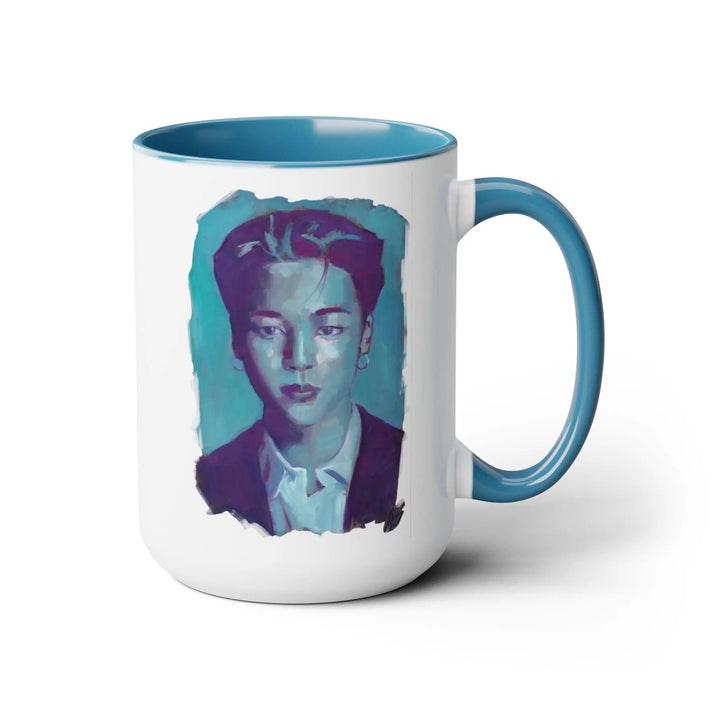 Jimin of BTS Mugs, 15oz Printify - Adam Benet Shaw
