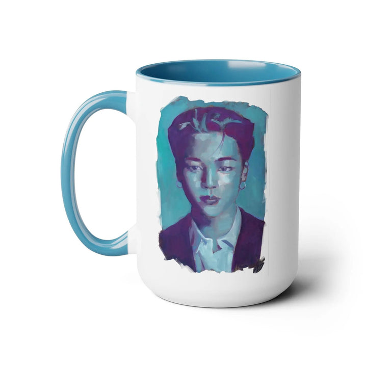 Jimin of BTS Mugs, 15oz Printify - Adam Benet Shaw
