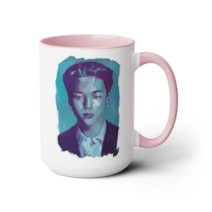 Jimin of BTS Mugs, 15oz Printify - Adam Benet Shaw