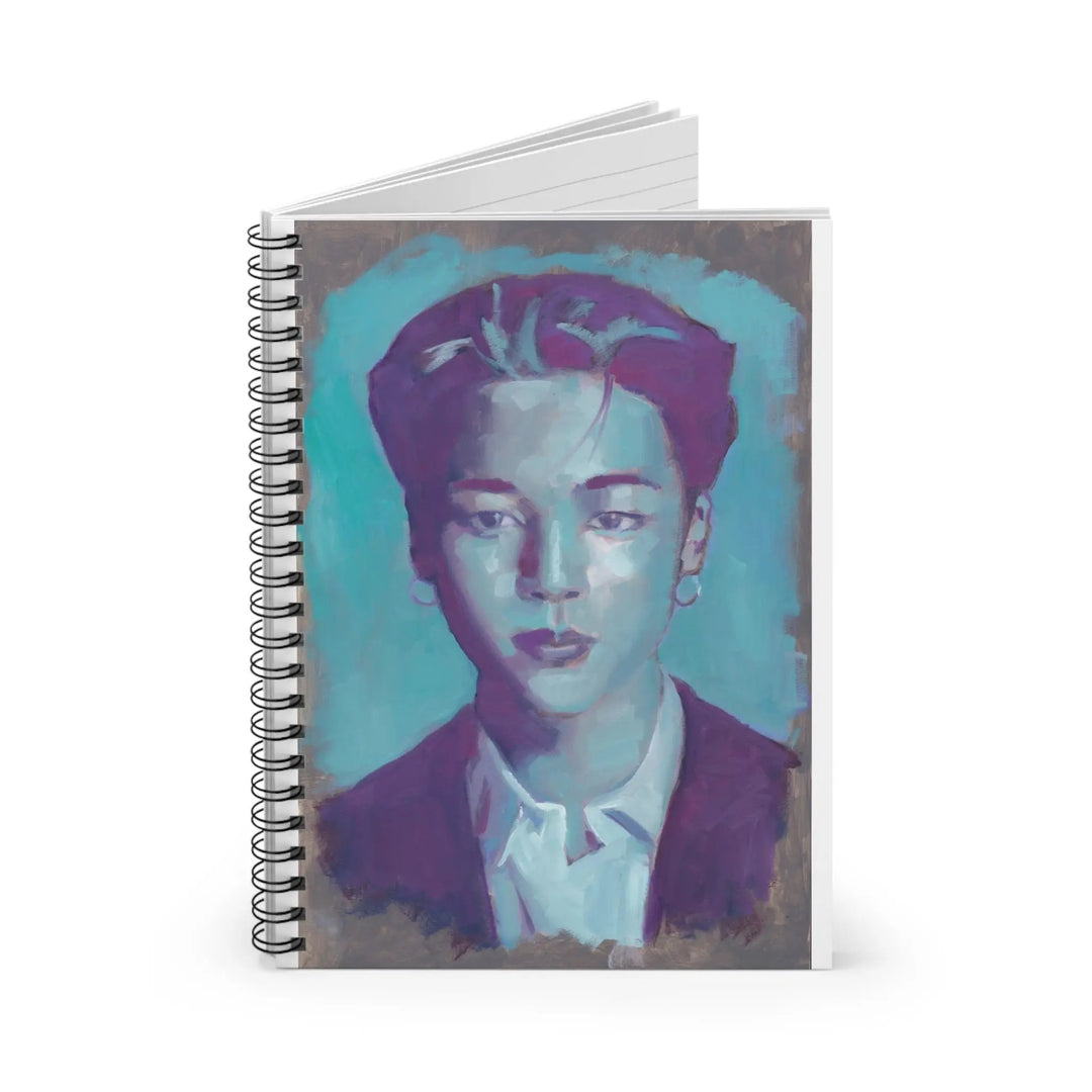 Jimin of BTS - Notebook Printify - Adam Benet Shaw
