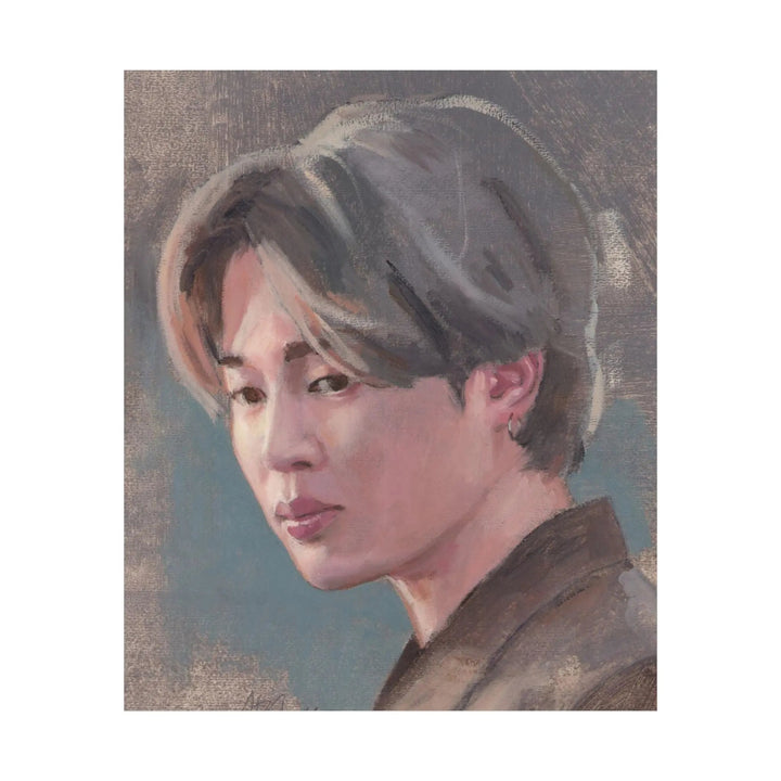 Jimin of BTS print of painting Printify - Adam Benet Shaw
