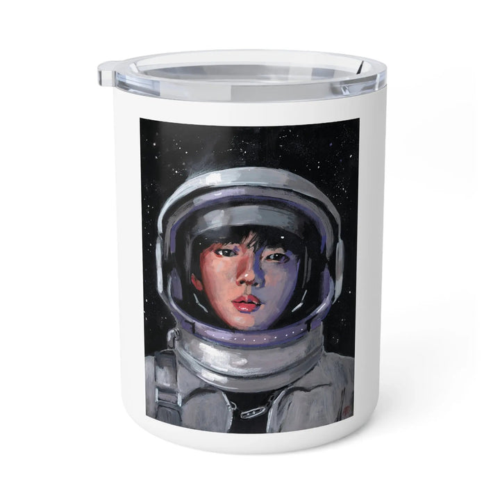 Jin of BTS 'The Astronaut is Almost Back' - Insulated Mug Printify - Adam Benet Shaw