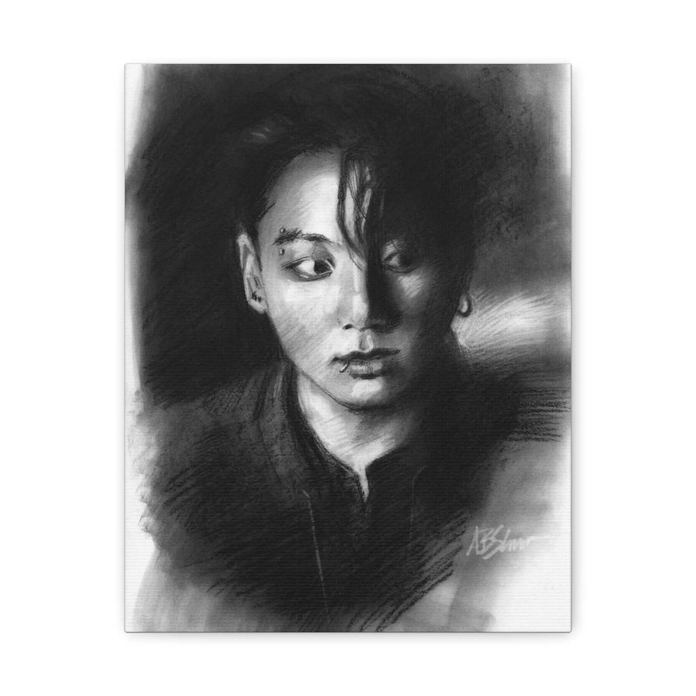 Jungkook Canvas Gallery Wrap Printify - Adam Benet Shaw