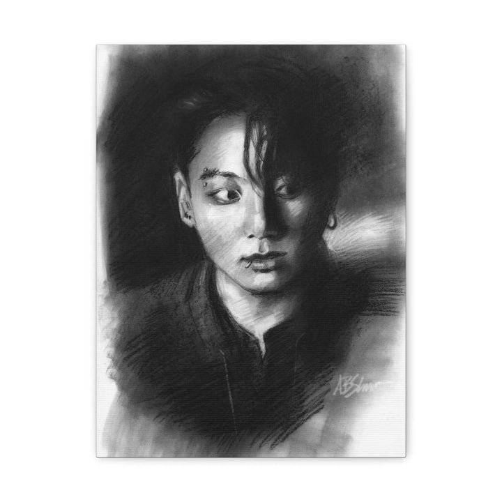 Jungkook Canvas Gallery Wrap Printify - Adam Benet Shaw