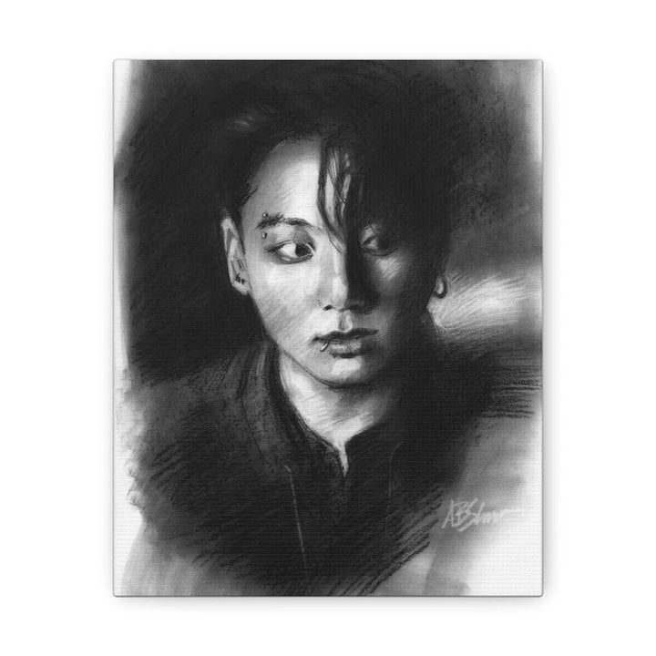 Jungkook Canvas Gallery Wrap Printify - Adam Benet Shaw