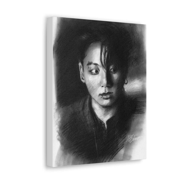 Jungkook Canvas Gallery Wrap Printify - Adam Benet Shaw