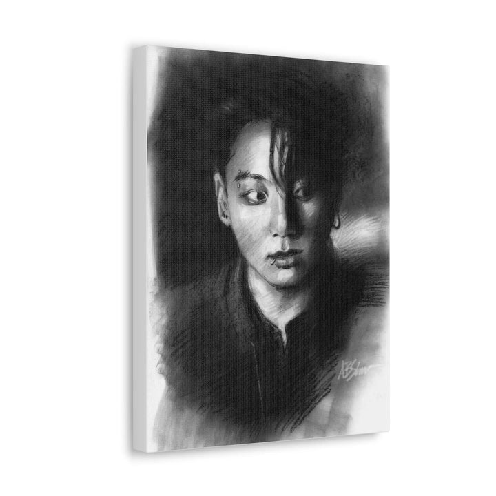 Jungkook Canvas Gallery Wrap Printify - Adam Benet Shaw