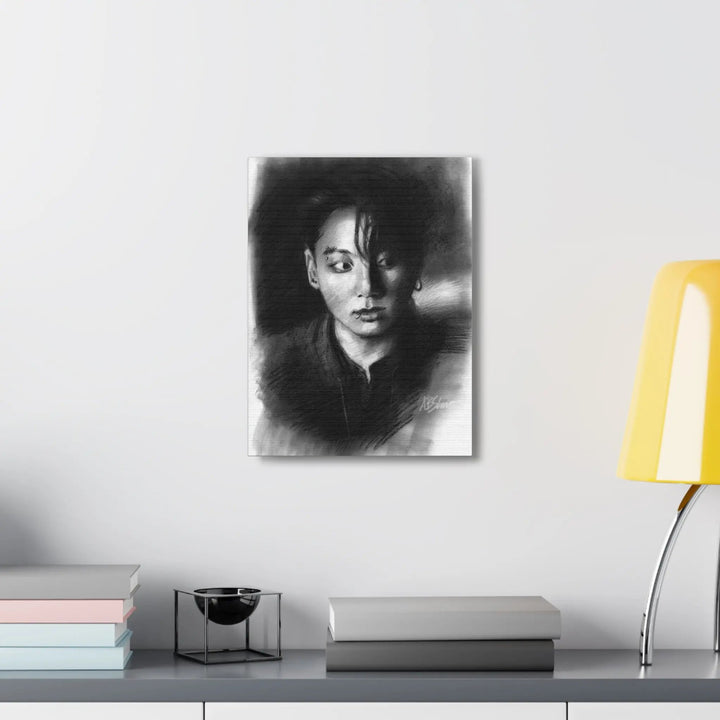 Jungkook Canvas Gallery Wrap Printify - Adam Benet Shaw