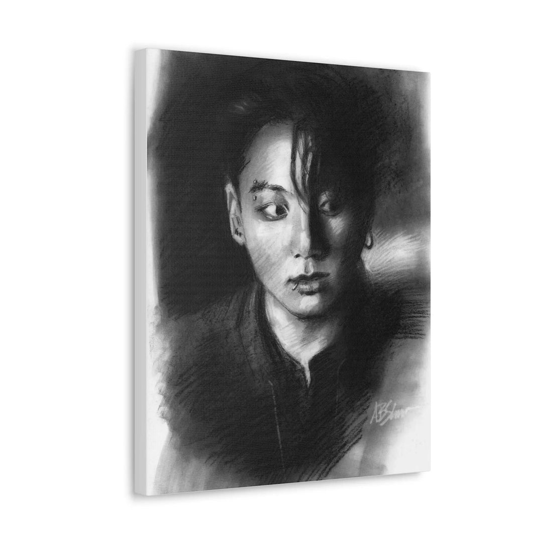 Jungkook Canvas Gallery Wrap Printify - Adam Benet Shaw