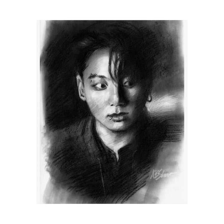 Jungkook of BTS - Poster Printify - Adam Benet Shaw