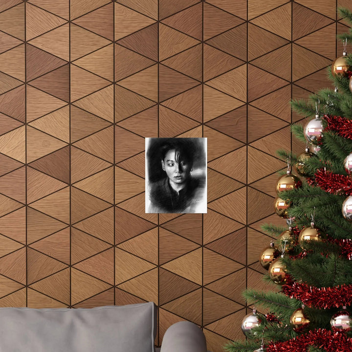 Jungkook of BTS - Poster Printify - Adam Benet Shaw