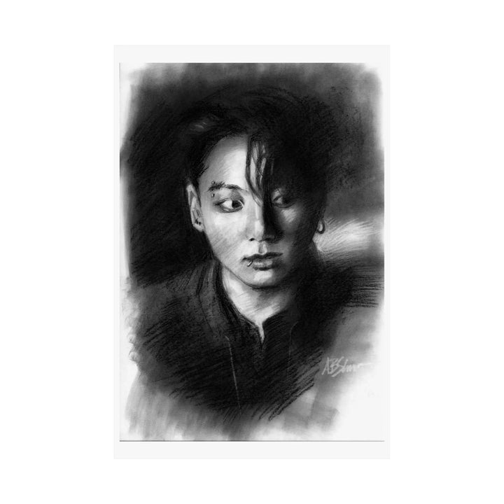 Jungkook of BTS - Poster Printify - Adam Benet Shaw