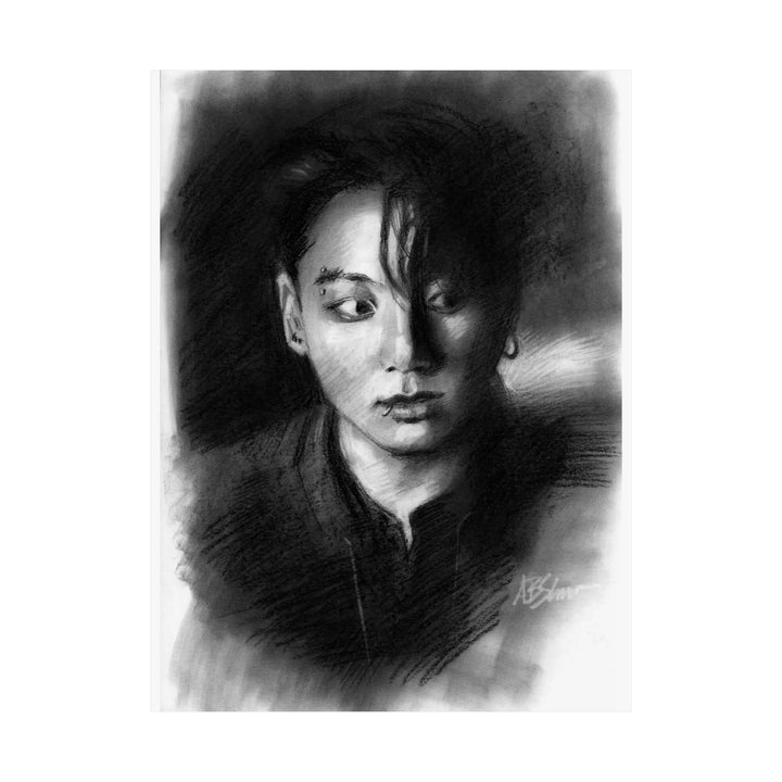 Jungkook of BTS - Poster Printify - Adam Benet Shaw