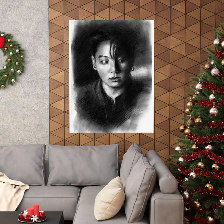Jungkook of BTS - Poster Printify - Adam Benet Shaw