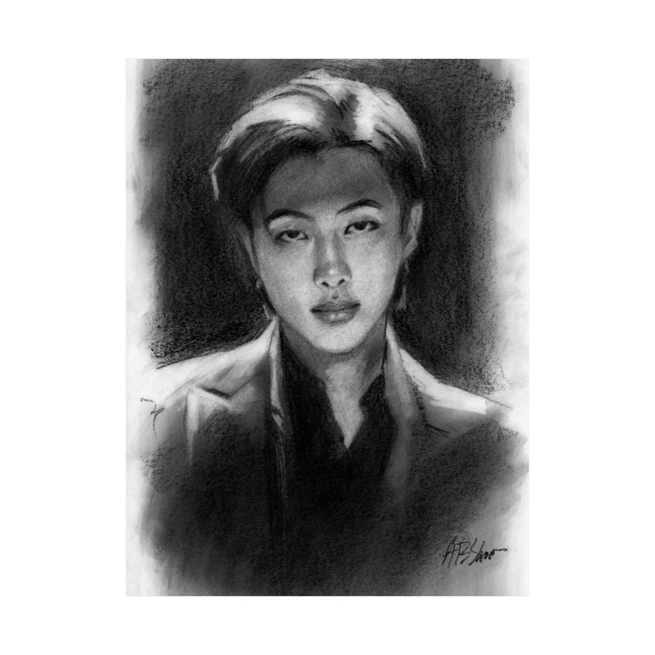 K-Pop Matte Vertical Posters, Original Art reproduction  BTS Kim Namjoon Leader Rapper RM Rap Monster, D 50, Wall Art Decor, Music Fan Gift Printify - Adam Benet Shaw
