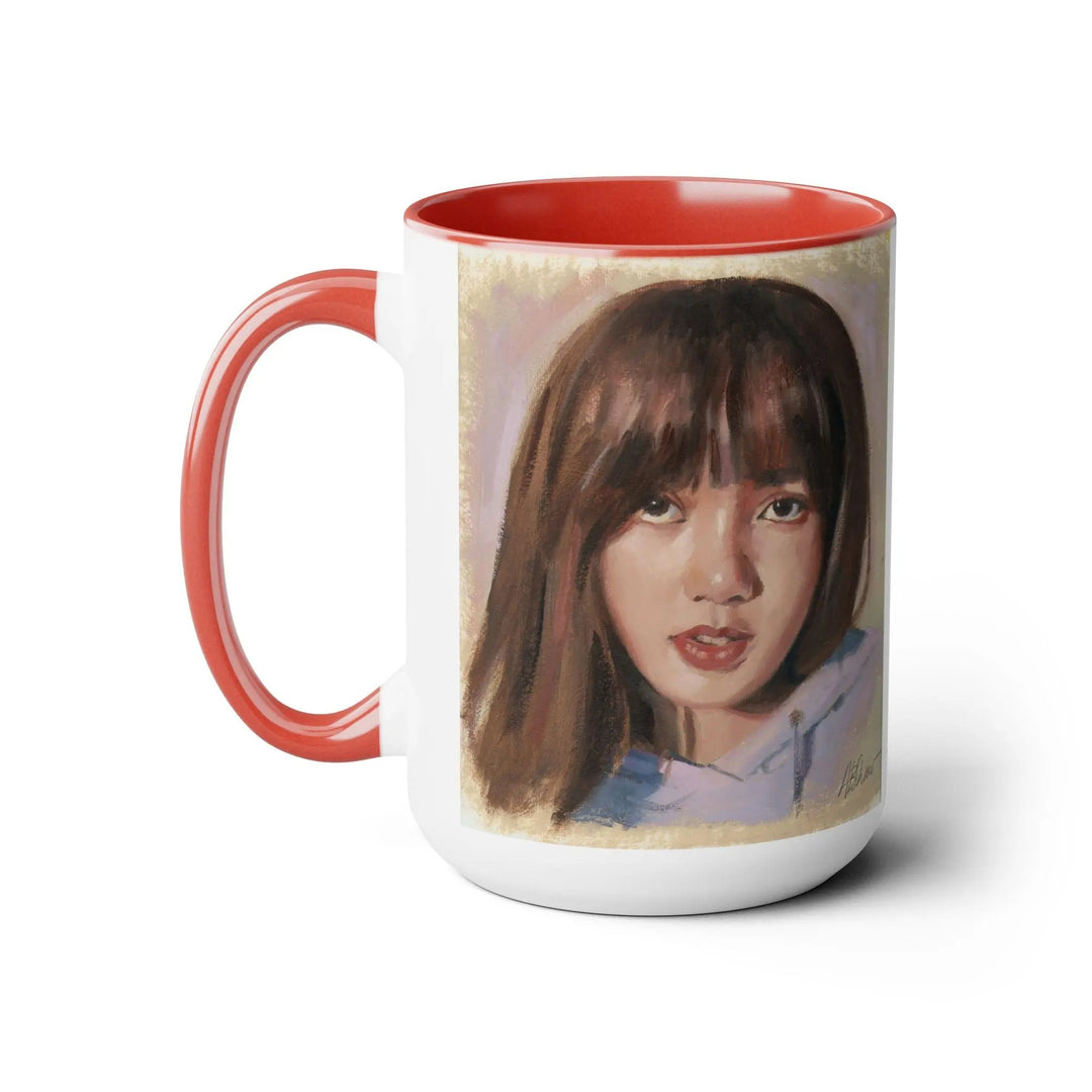 LISA Coffee Mugs, 15oz Printify - Adam Benet Shaw