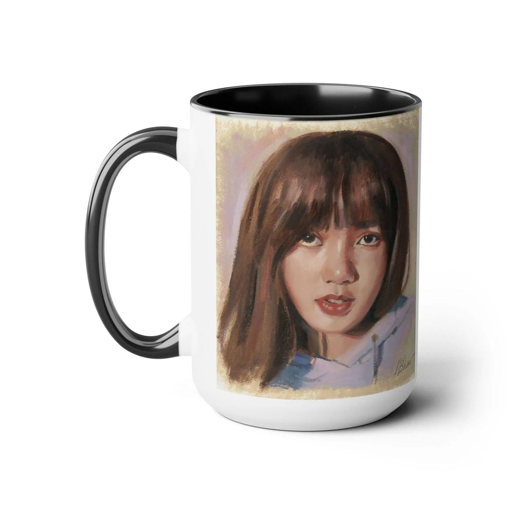 LISA Coffee Mugs, 15oz Printify - Adam Benet Shaw