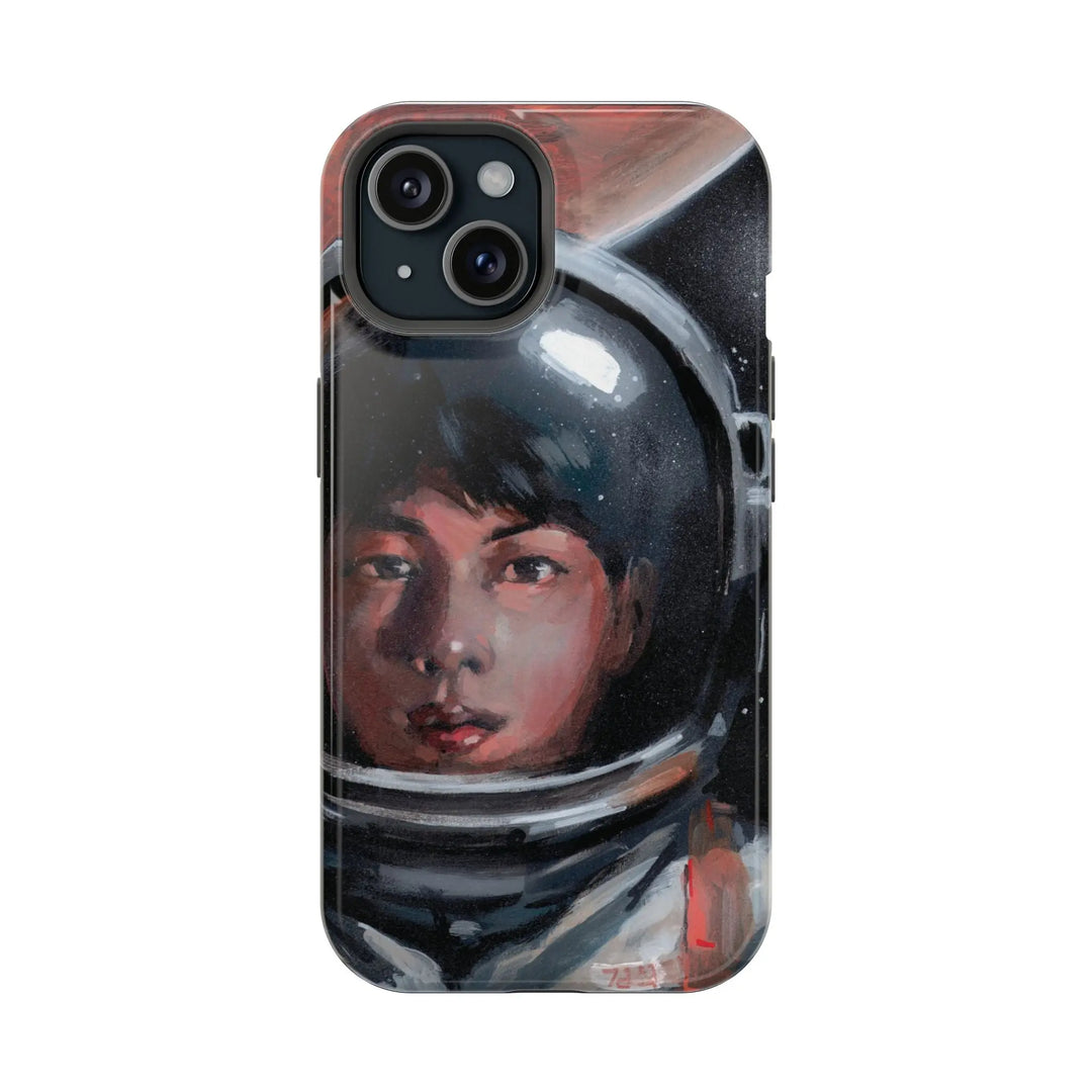 Phone Case, BTS JIN Astronaut World Wide Handsome Design, Kpop Hard Cover, Magnetic Tough Cases, Space Lover Gift, Bangtan Boys Merch Printify - Adam Benet Shaw