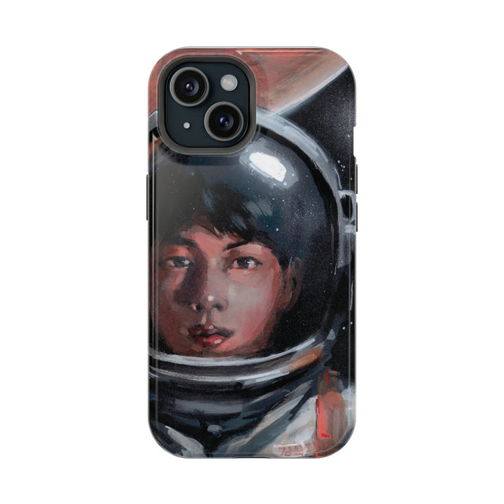 Phone Case, BTS JIN Astronaut World Wide Handsome Design, Kpop Hard Cover, Magnetic Tough Cases, Space Lover Gift, Bangtan Boys Merch Printify - Adam Benet Shaw