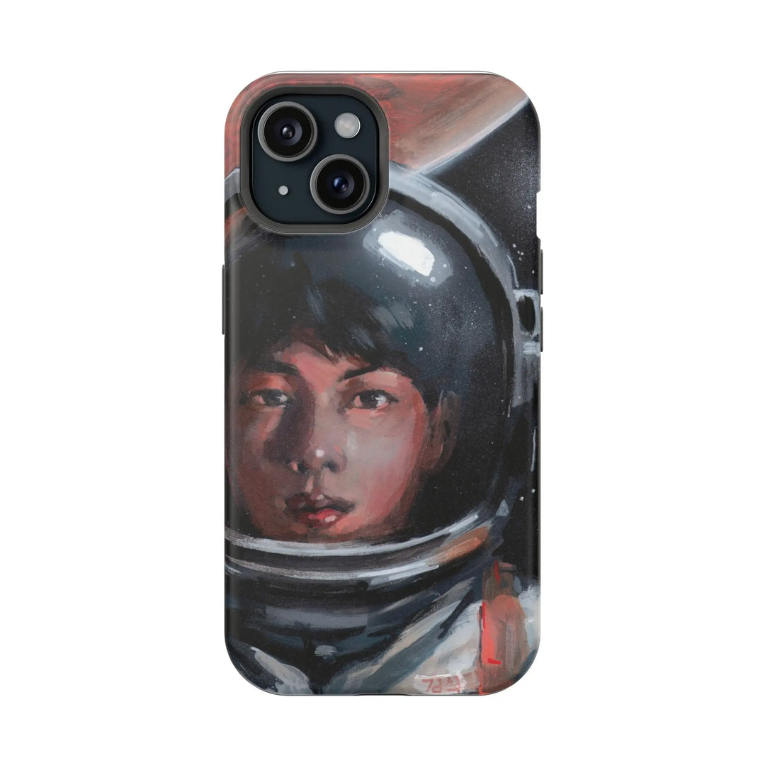 Phone Case, BTS JIN Astronaut World Wide Handsome Design, Kpop Hard Cover, Magnetic Tough Cases, Space Lover Gift, Bangtan Boys Merch Printify - Adam Benet Shaw