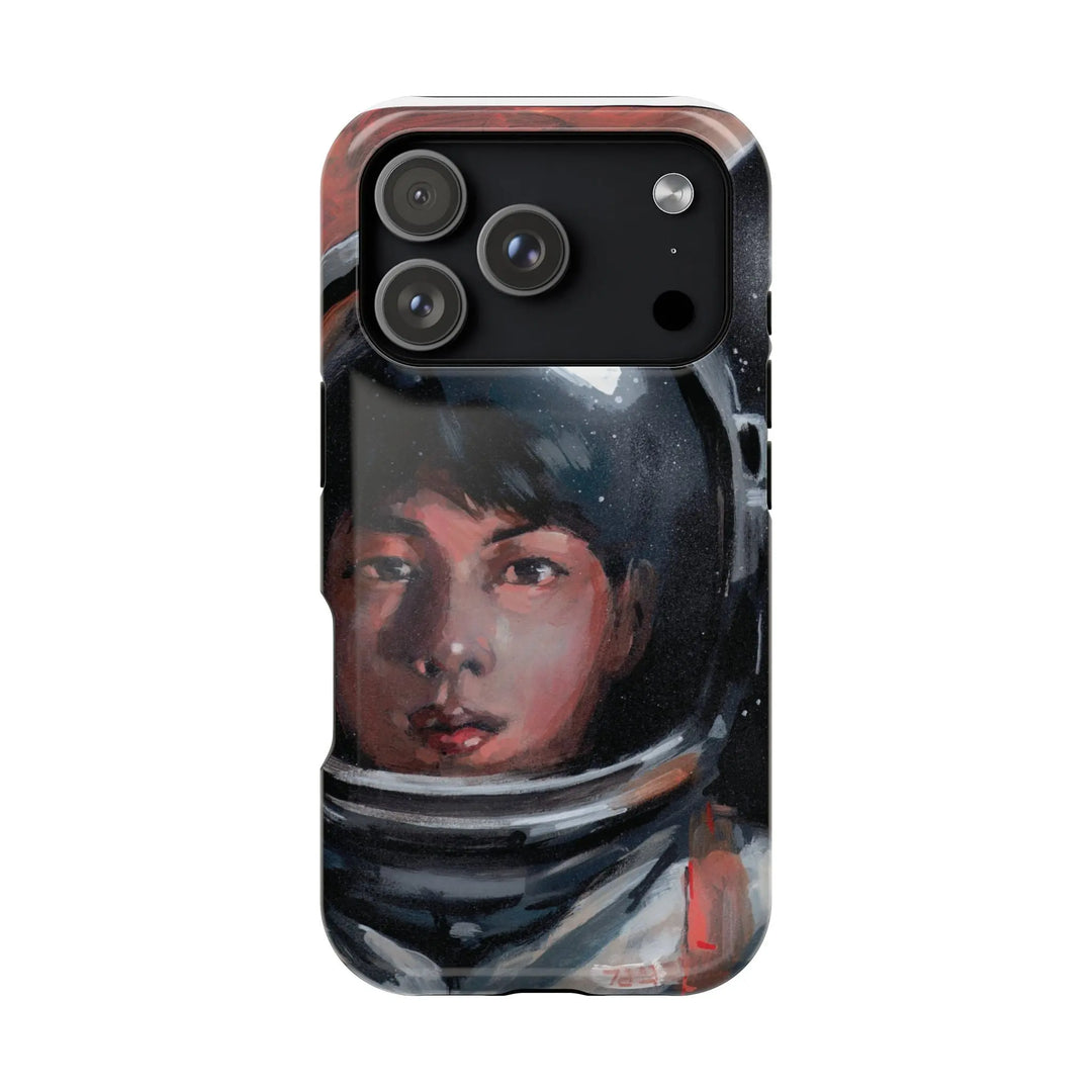 Phone Case, BTS JIN Astronaut World Wide Handsome Design, Kpop Hard Cover, Magnetic Tough Cases, Space Lover Gift, Bangtan Boys Merch Printify - Adam Benet Shaw