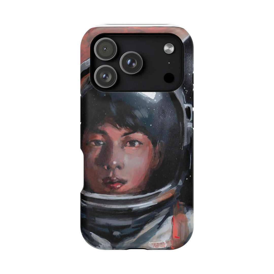 Phone Case, BTS JIN Astronaut World Wide Handsome Design, Kpop Hard Cover, Magnetic Tough Cases, Space Lover Gift, Bangtan Boys Merch Printify - Adam Benet Shaw