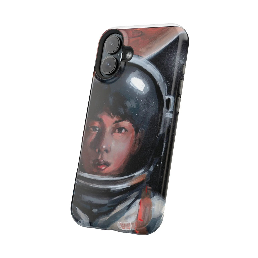 Phone Case, BTS JIN Astronaut World Wide Handsome Design, Kpop Hard Cover, Magnetic Tough Cases, Space Lover Gift, Bangtan Boys Merch Printify - Adam Benet Shaw