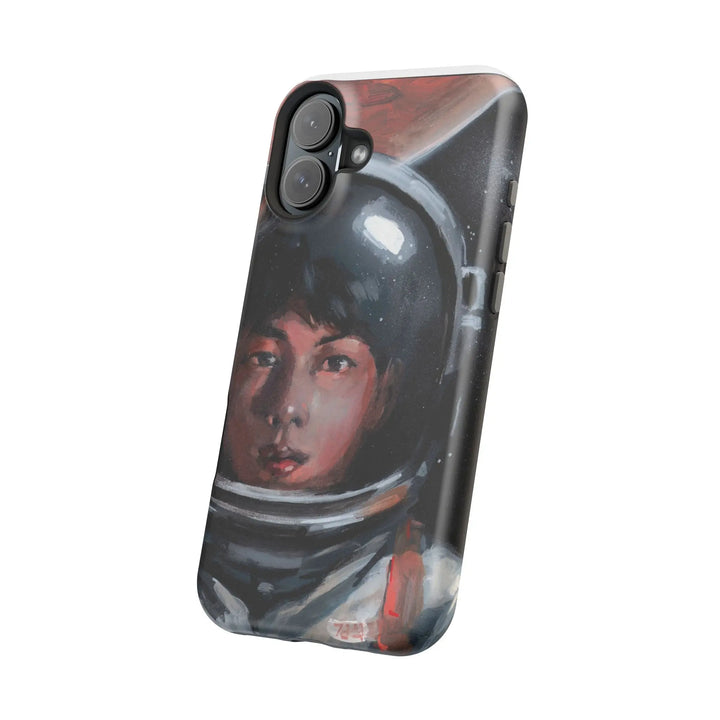 Phone Case, BTS JIN Astronaut World Wide Handsome Design, Kpop Hard Cover, Magnetic Tough Cases, Space Lover Gift, Bangtan Boys Merch Printify - Adam Benet Shaw