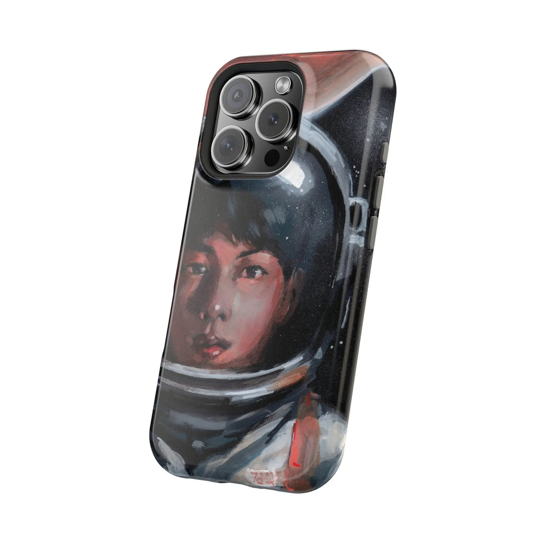 Phone Case, BTS JIN Astronaut World Wide Handsome Design, Kpop Hard Cover, Magnetic Tough Cases, Space Lover Gift, Bangtan Boys Merch Printify - Adam Benet Shaw