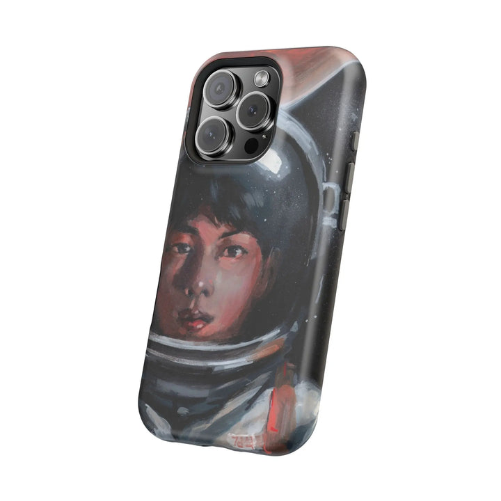 Phone Case, BTS JIN Astronaut World Wide Handsome Design, Kpop Hard Cover, Magnetic Tough Cases, Space Lover Gift, Bangtan Boys Merch Printify - Adam Benet Shaw