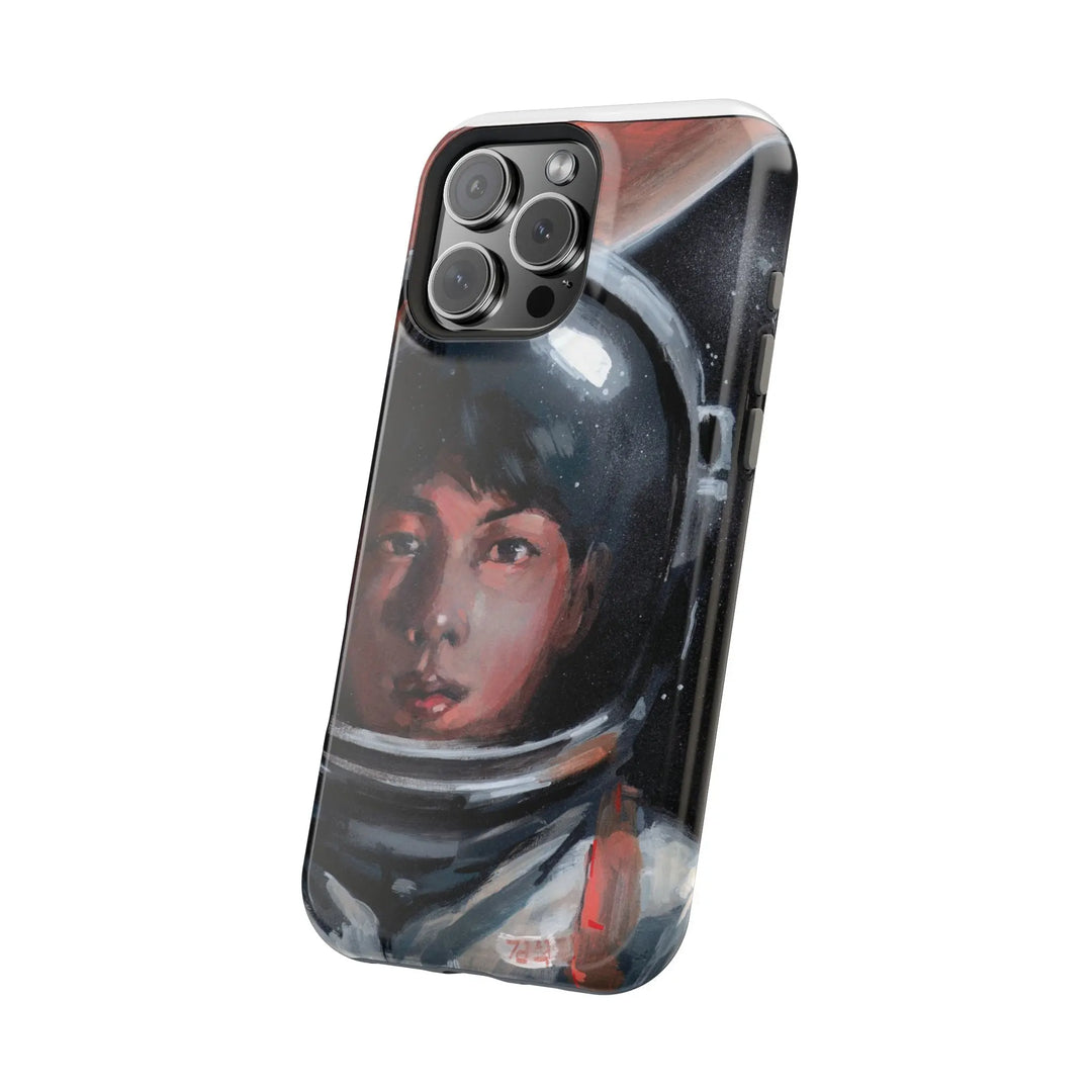 Phone Case, BTS JIN Astronaut World Wide Handsome Design, Kpop Hard Cover, Magnetic Tough Cases, Space Lover Gift, Bangtan Boys Merch Printify - Adam Benet Shaw