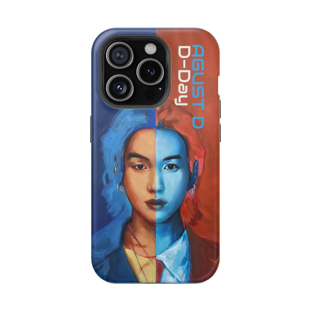Phone Case, Suga of BTS D-day AugustD, Kpop BTS Tough Case, Protective Cover, Magnetic Phone Case Printify - Adam Benet Shaw