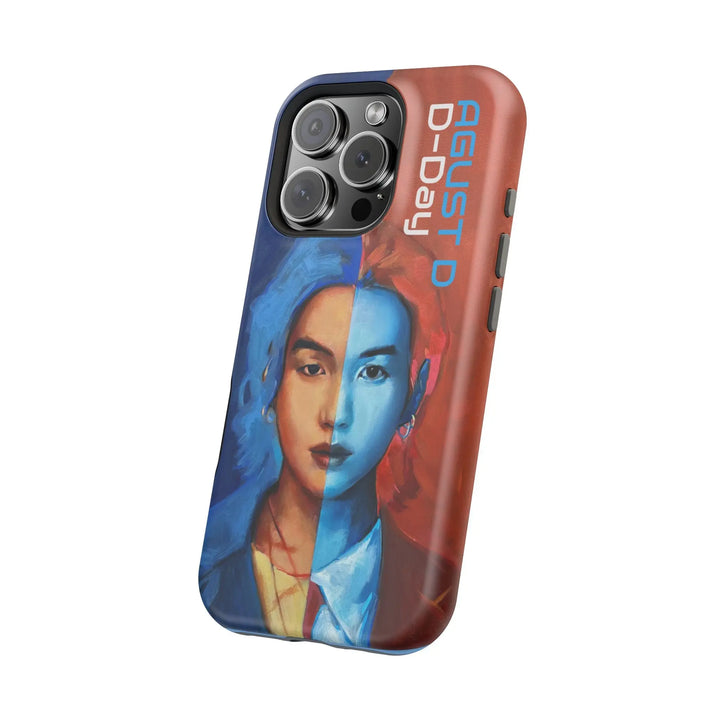 Phone Case, Suga of BTS D-day AugustD, Kpop BTS Tough Case, Protective Cover, Magnetic Phone Case Printify - Adam Benet Shaw