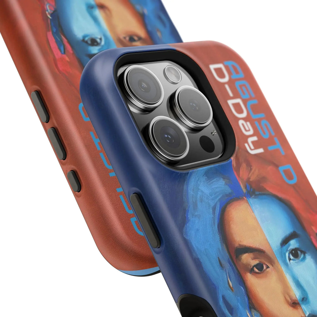 Phone Case, Suga of BTS D-day AugustD, Kpop BTS Tough Case, Protective Cover, Magnetic Phone Case Printify - Adam Benet Shaw