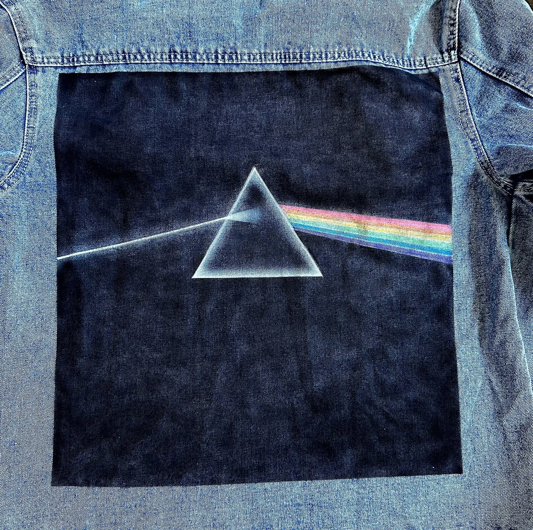 Pink Floyd Custom Denim – Hand-Painted Airbrushed Pink Floyd – Pop
