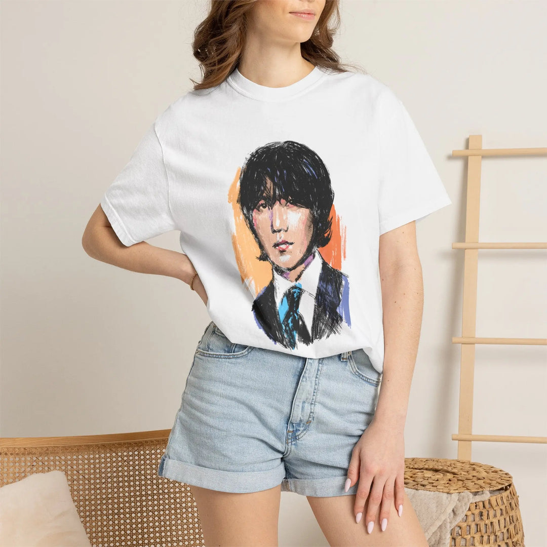 Portrait Art T-Shirt — Hand-Drawn Suga Portrait Tee Printify - Adam Benet Shaw