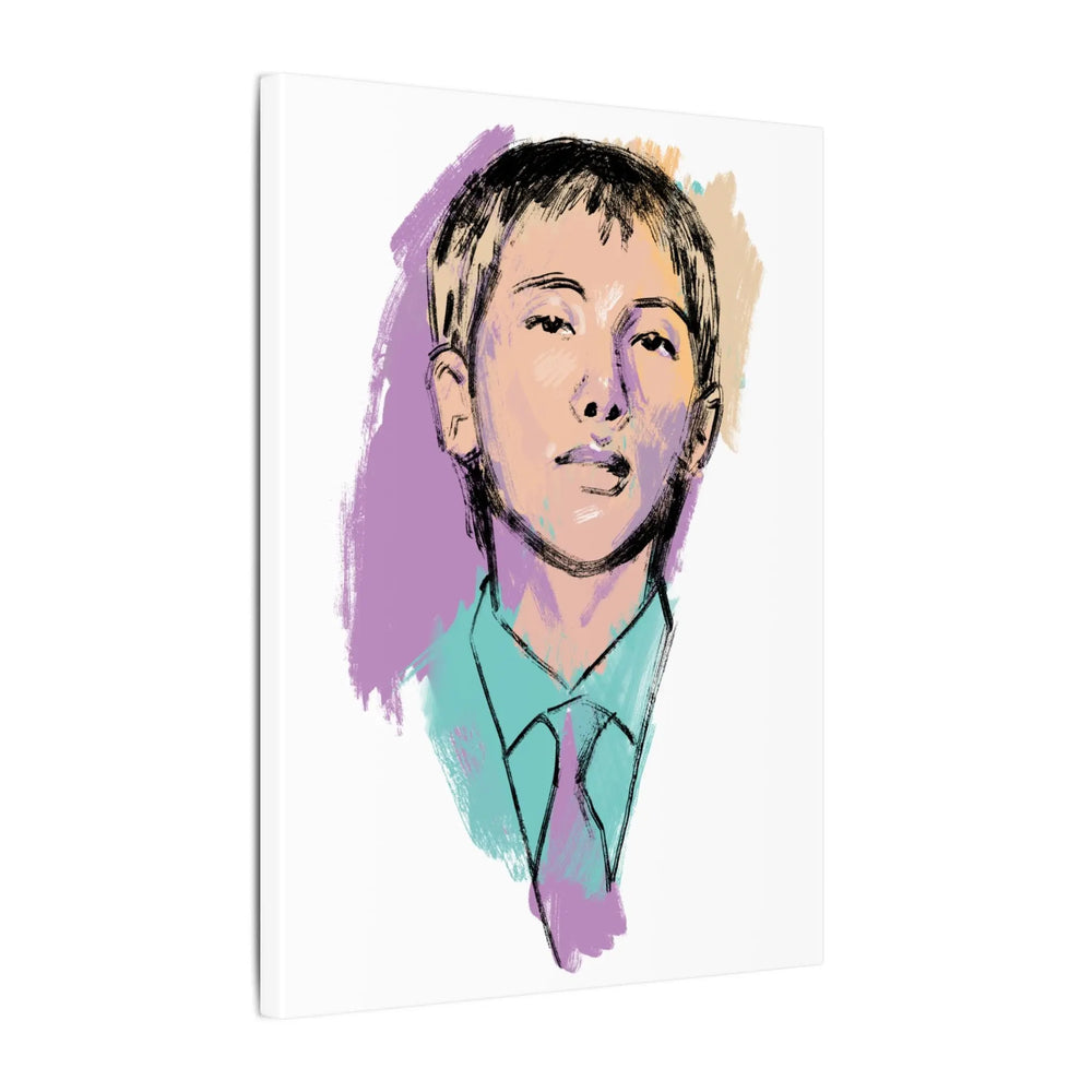 RM Portrait Canvas Print — Hand-Drawn Printify - Adam Benet Shaw