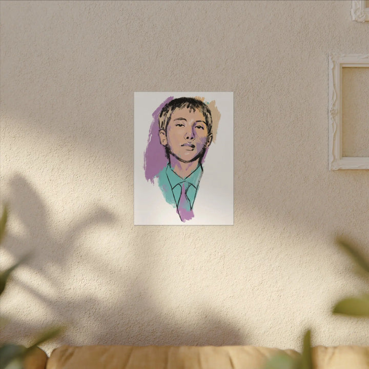 RM Portrait Canvas Print — Hand-Drawn Printify - Adam Benet Shaw