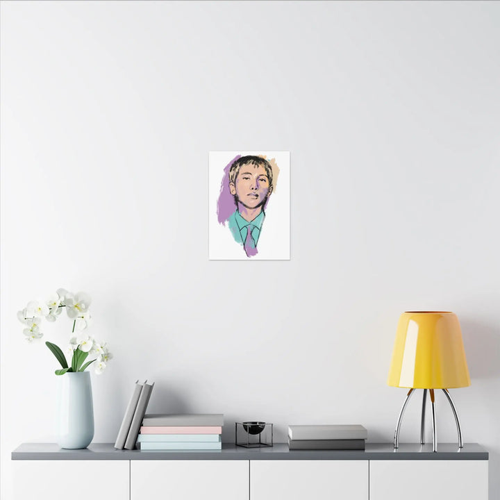 RM Portrait Canvas Print — Hand-Drawn Printify - Adam Benet Shaw
