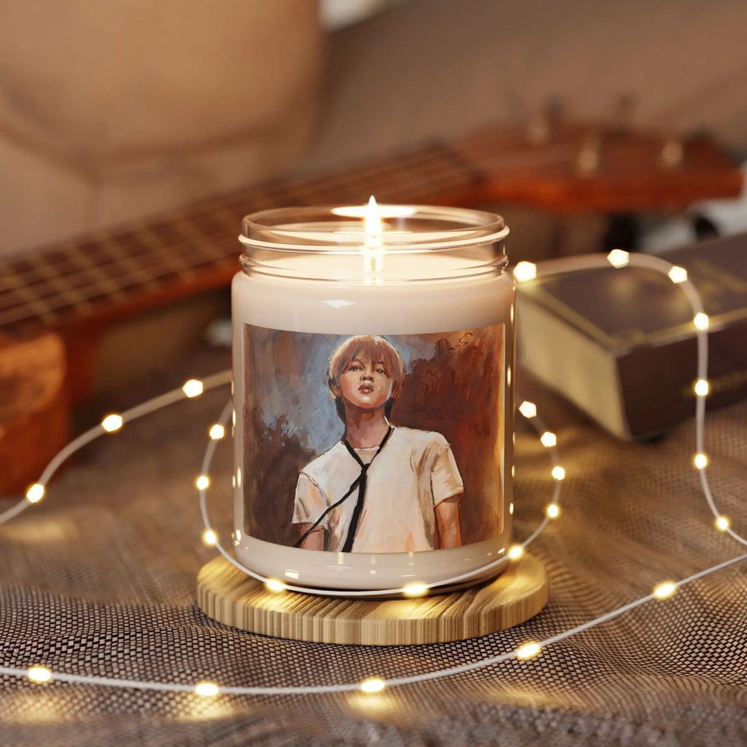 Soy Candle Jimin of BTS Muse Who Kpop Christmas New Years Gift Printify - Adam Benet Shaw