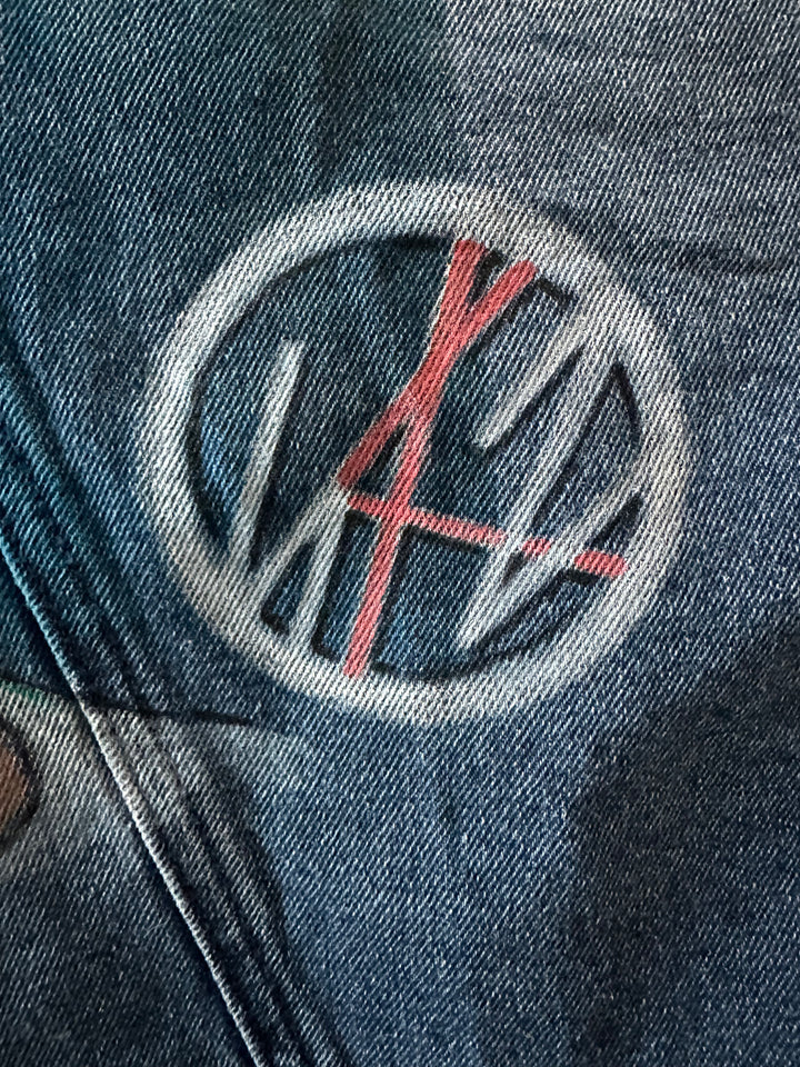 Felix Stray Kids Denim Jacket – Hand-Painted Airbrushed Felix Jacket