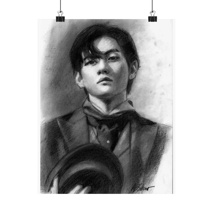 Tae-hyungV of BTS - Poster Printify - Adam Benet Shaw