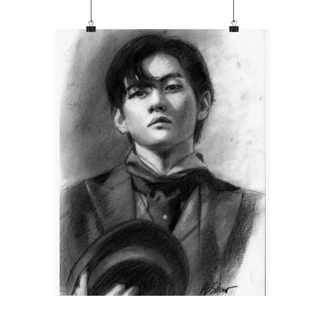 Tae-hyungV of BTS - Poster Printify - Adam Benet Shaw