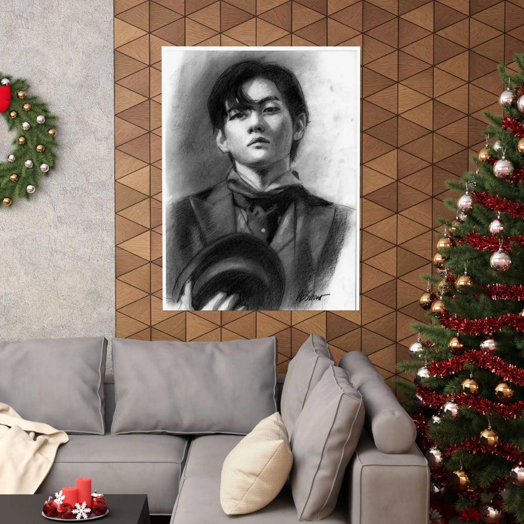 Tae-hyungV of BTS - Poster Printify - Adam Benet Shaw