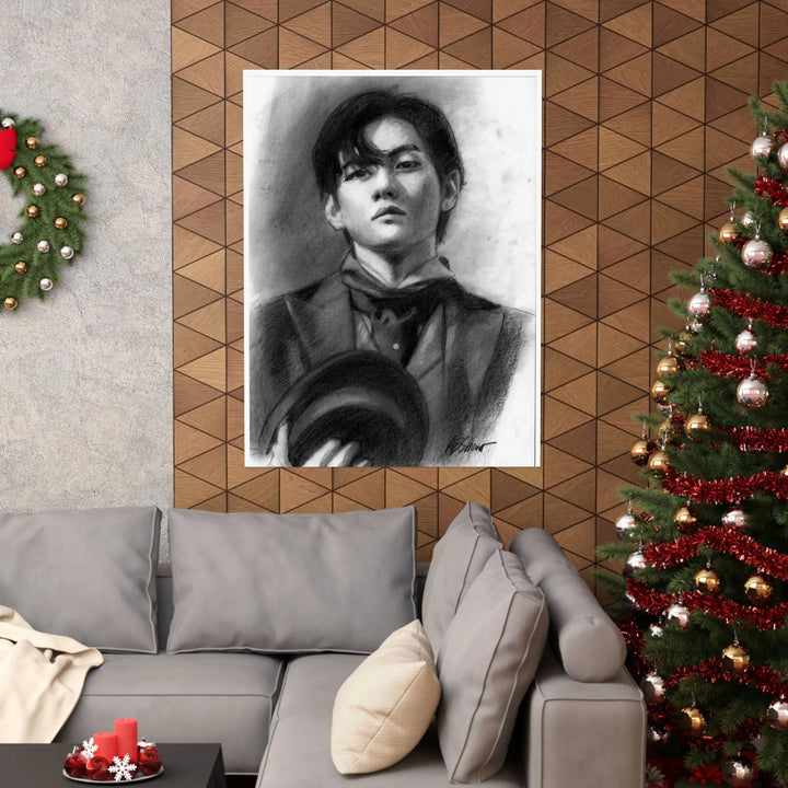 Tae-hyungV of BTS - Poster Printify - Adam Benet Shaw