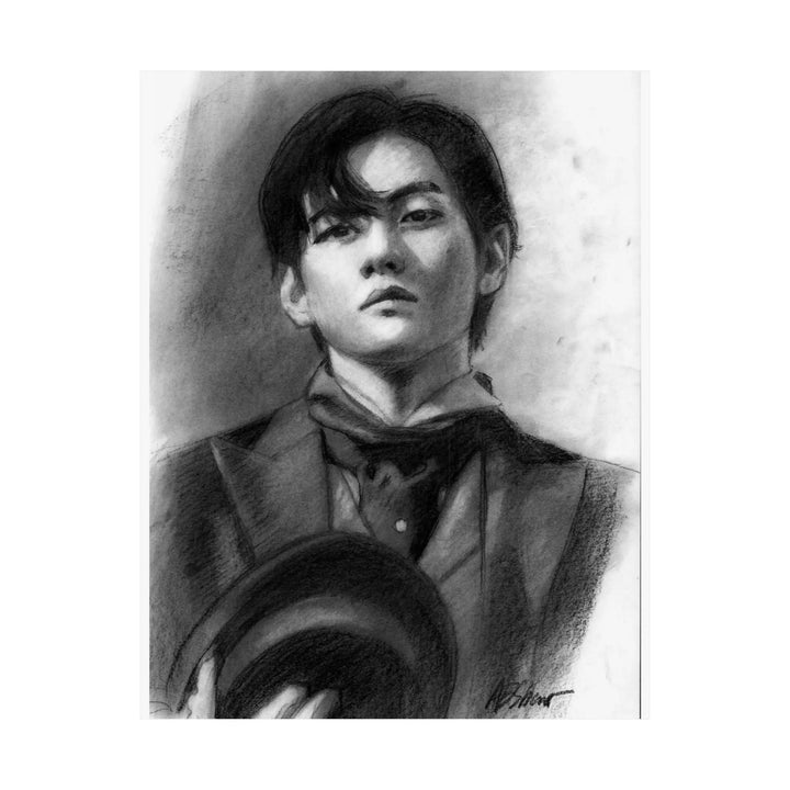 Tae-hyungV of BTS - Poster Printify - Adam Benet Shaw