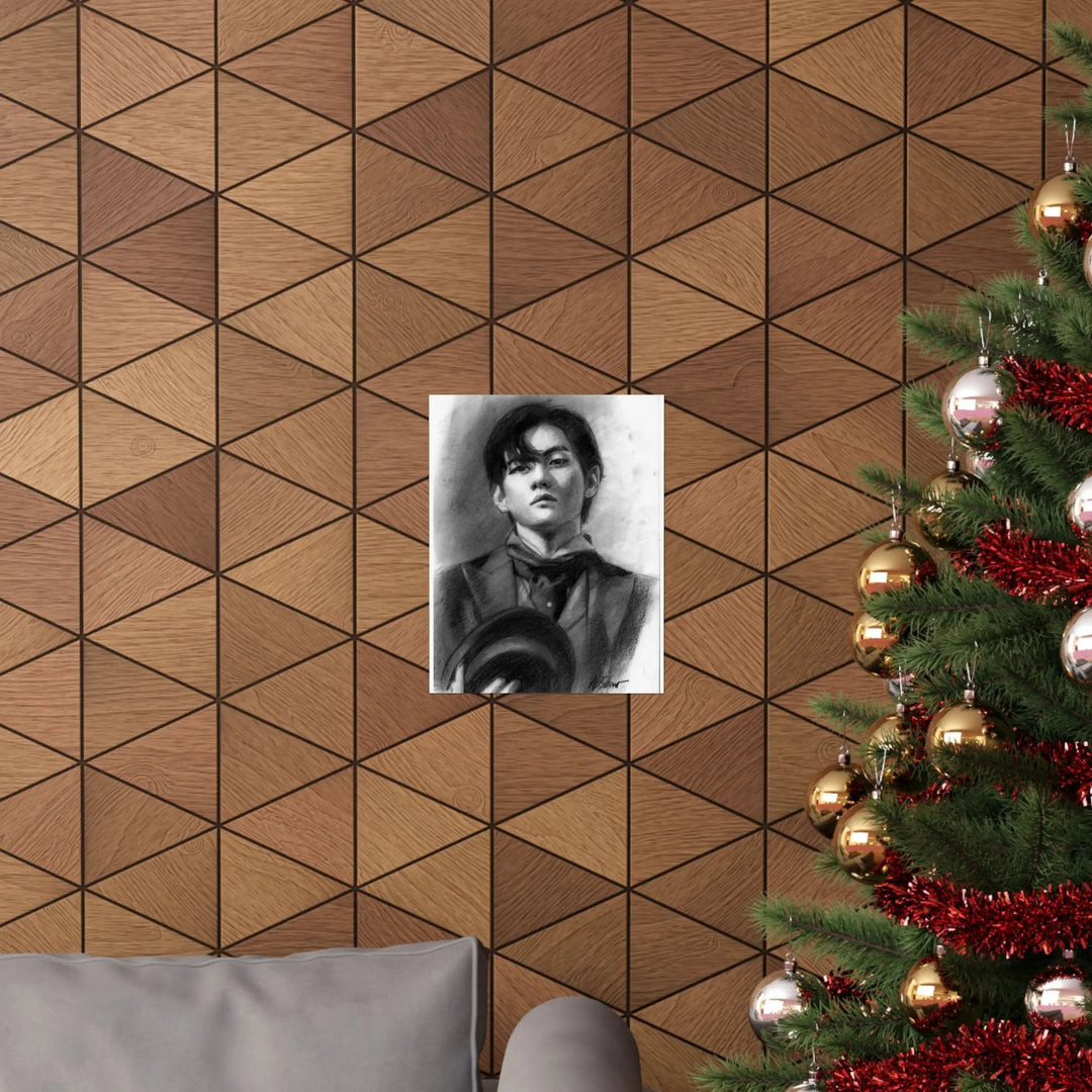 Tae-hyungV of BTS - Poster Printify - Adam Benet Shaw